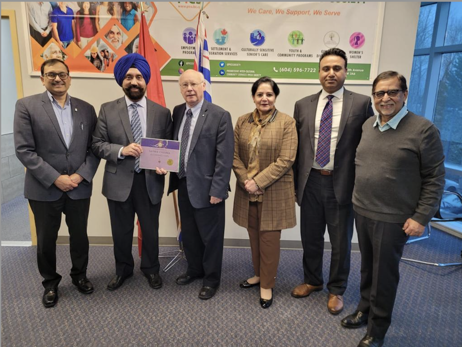 PICS CEO Satbir Cheema Awarded Queen Elizabeth's Platinum Jubilee