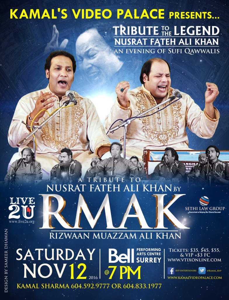 Kvp Presents A Tribute To The Legendary Qawal Ustad Nusrat Fateh Ali Khan