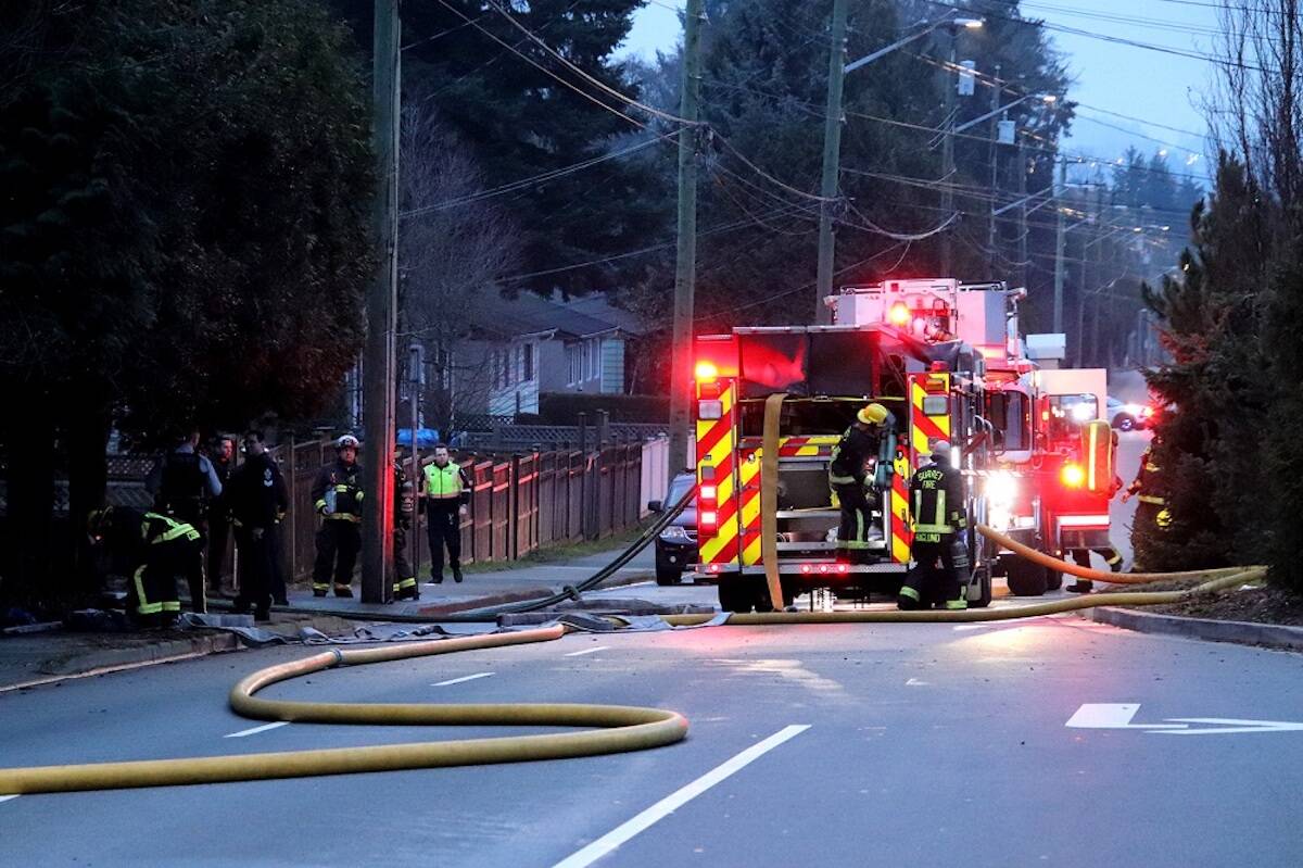 Woman Found Burnt Alive In Surrey House Fire