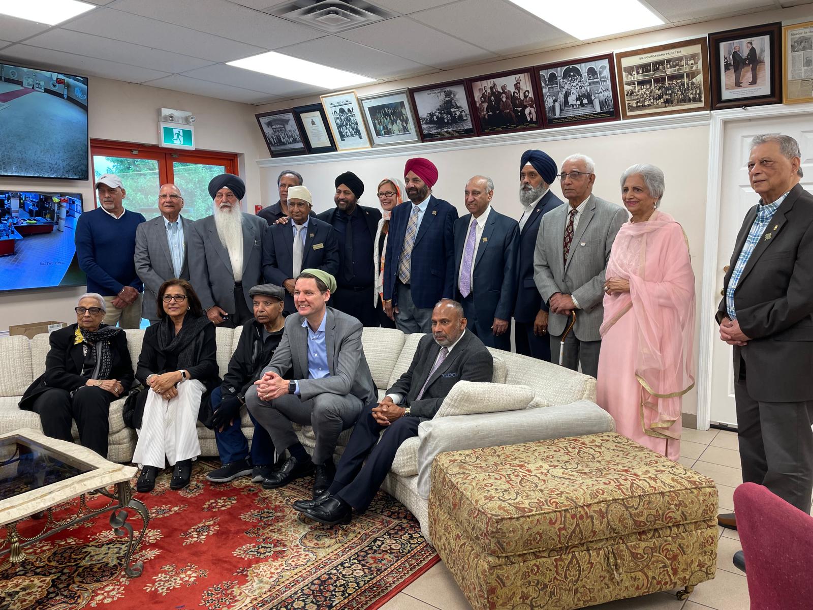 BC Premier Eby Visits Gurdwara Nanak Niwas