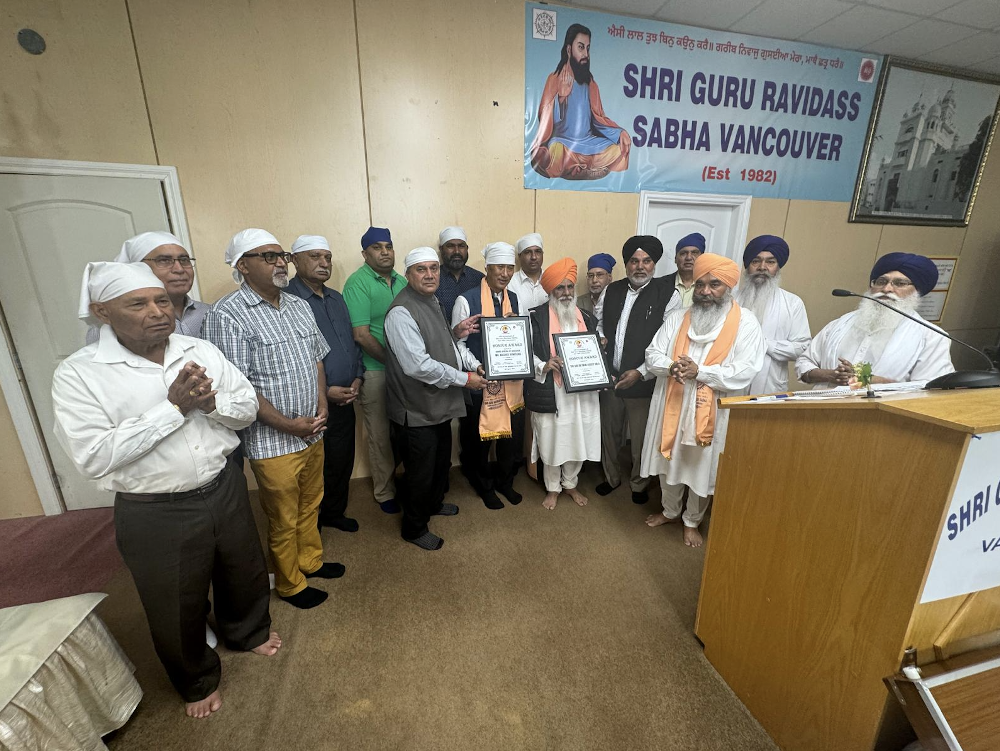 India’s New Consul General Honoured By Guru Ravidass Sabha