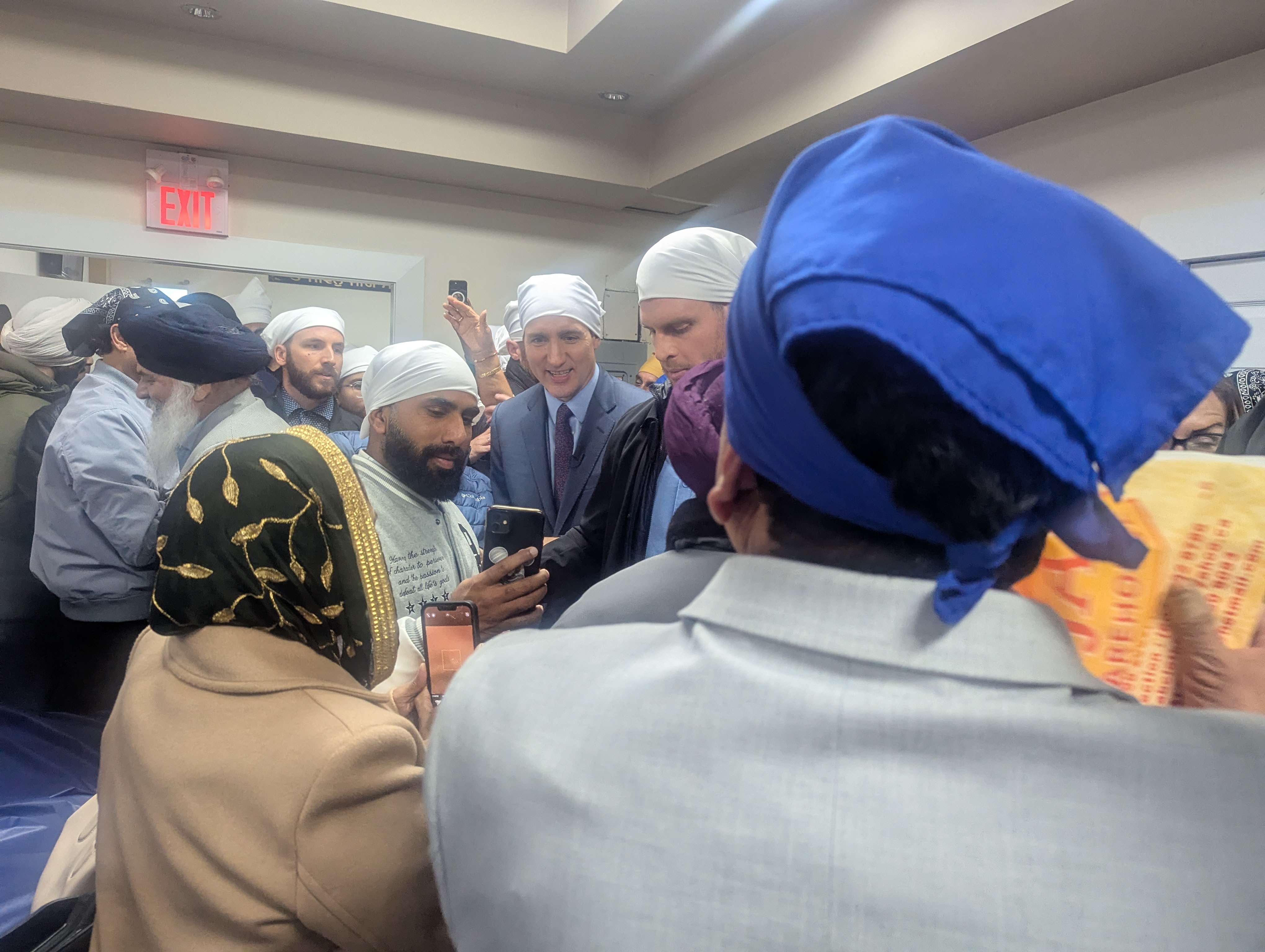 Trudeau Makes Historic Visit To Guru Ravidass Gurdwara In Burnaby