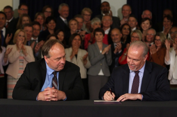 Historic Agreement: Working With Greens And British Columbians  To Make Life Better For People