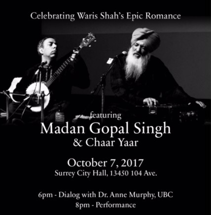 250 Years Of Heer Featuring Madan Gopal Singh And Chaar Yaar This Saturday
