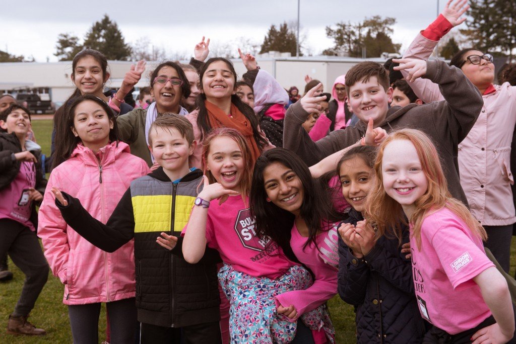 Pink Shirt Day: Anti-bullying Mob Shines In North Delta