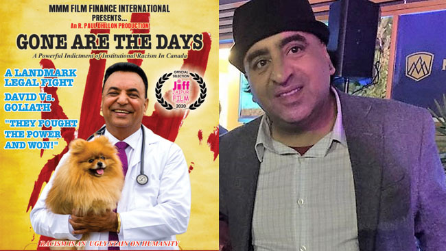 Writer-Director R. Paul Dhillon’s Canadian Racism Film “Gone Are The Days” Wins Runner-Up Best Film Award At Jaipur International Film Festival
