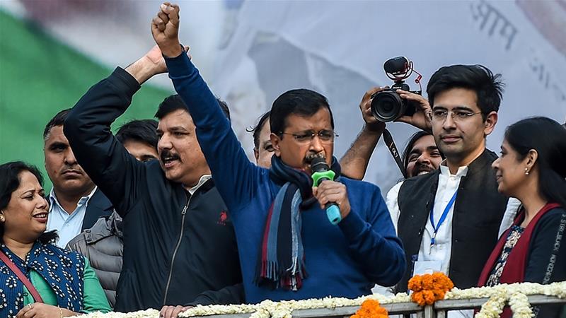 BIG VICTORY: AAP Supremo Kejriwal’s Common-Man Politics Leads To Another Sweep In Delhi
