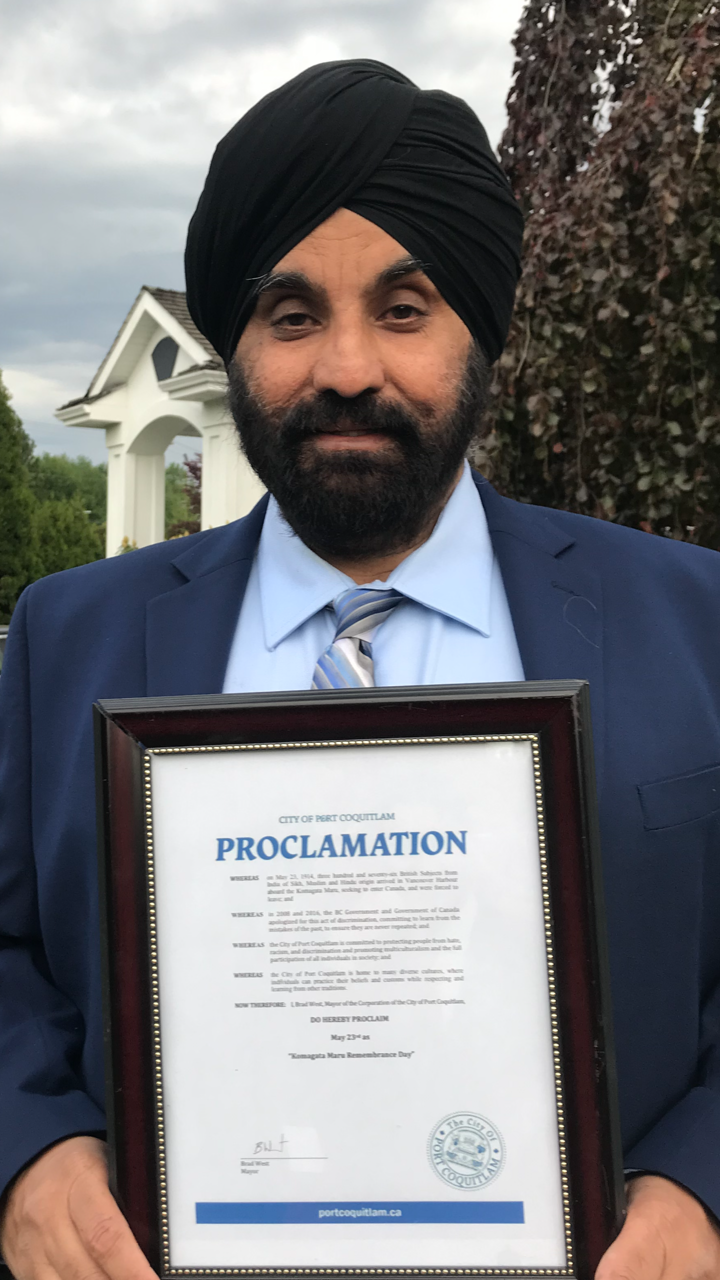 Port Coquitlam Also Proclaims May 23rd As Komagata Maru Day