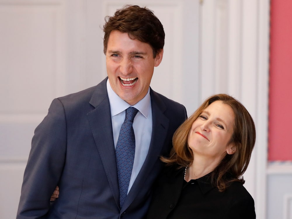 Is Deputy Prime Prime Minister Chrystia Freeland's Elevation To Finance An Answer To Justin Trudeau's Woes?