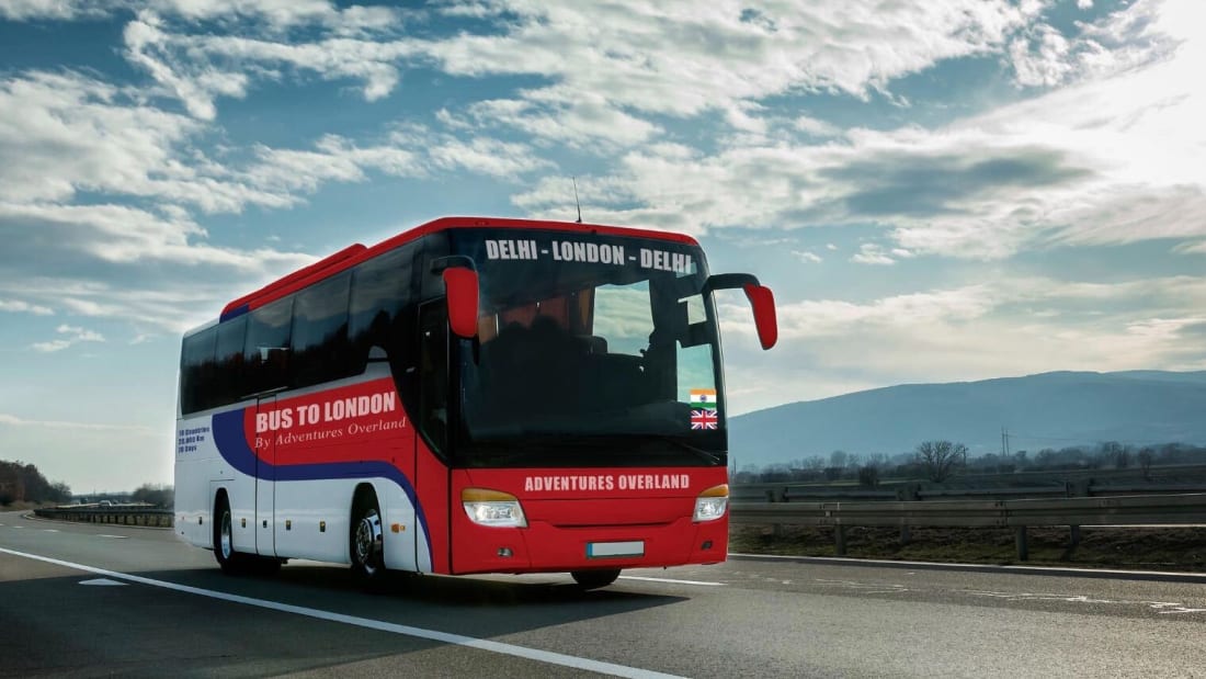LONG TRIP: Will You Shove Out $20,00 From A Bus Trip From Delhi To London?