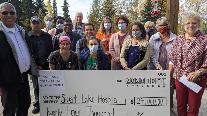 Punjabi Community In Fort St. James Donates $24 000 To Local Hospital