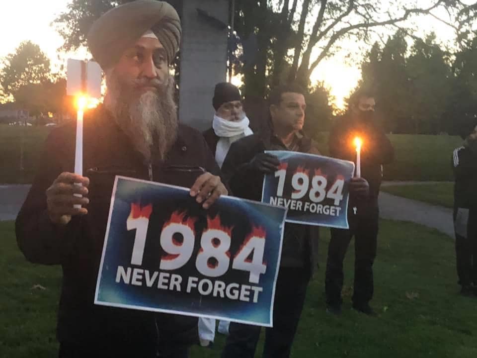 Sikh-Canadians Hold Vigil To Mark 36th Anniversary Of 1984 Massacre Of Sikhs