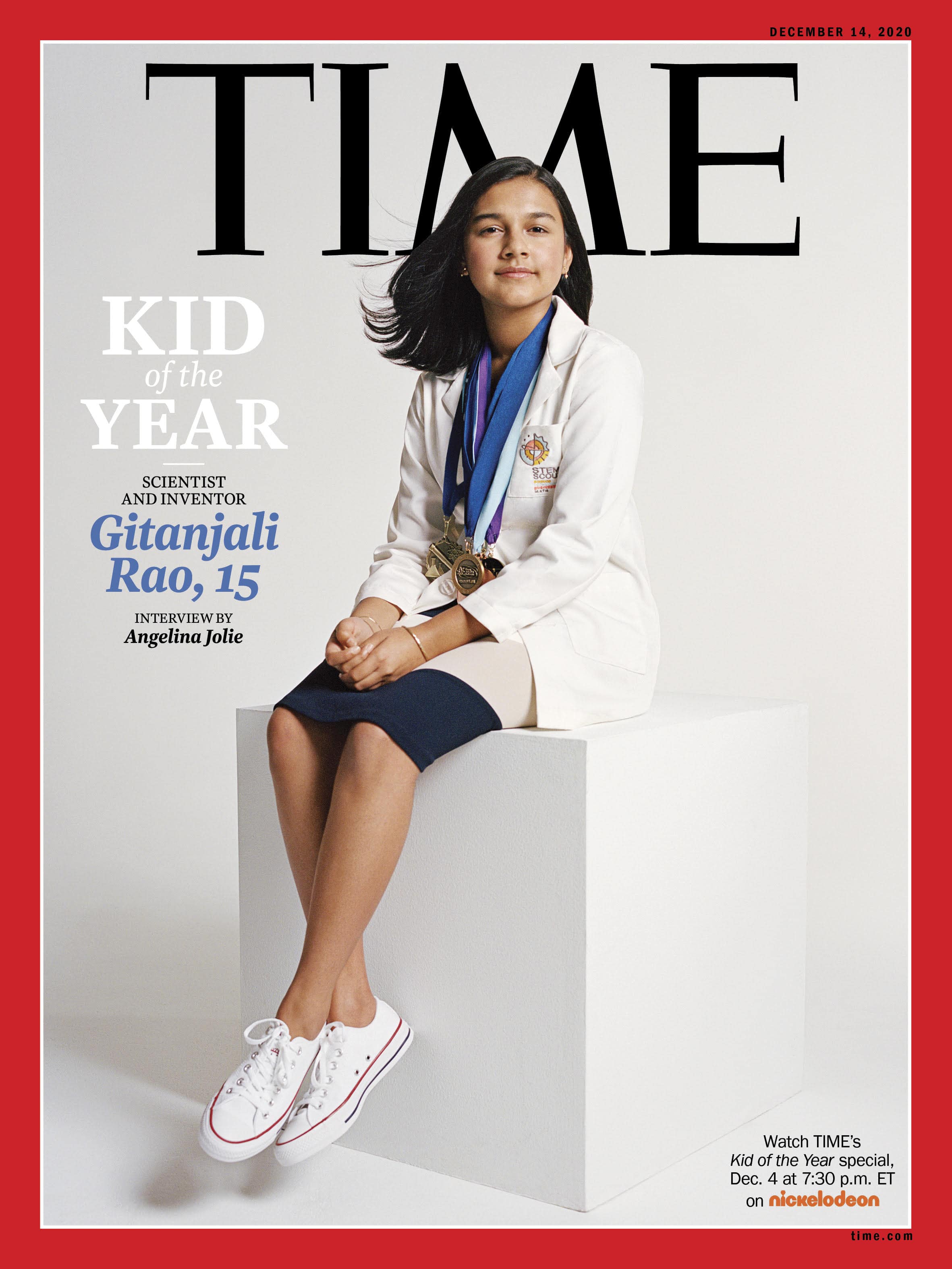 15-Year-Old Indo-American Girl Named TIME Magazine’s First Ever ‘Kid Of The Year'