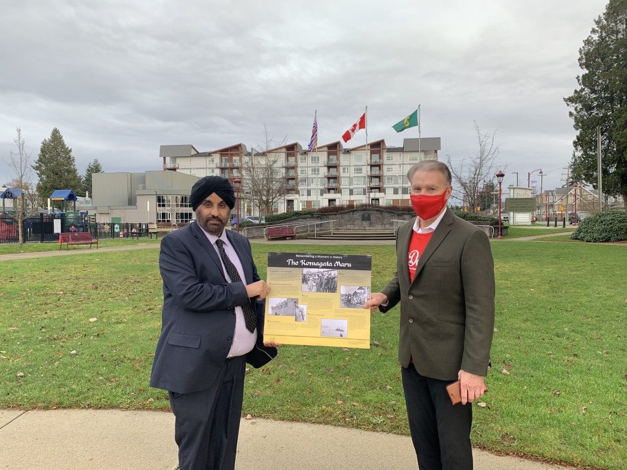 Delta Honours Komagata Maru Passengers With A Story Board Sign
