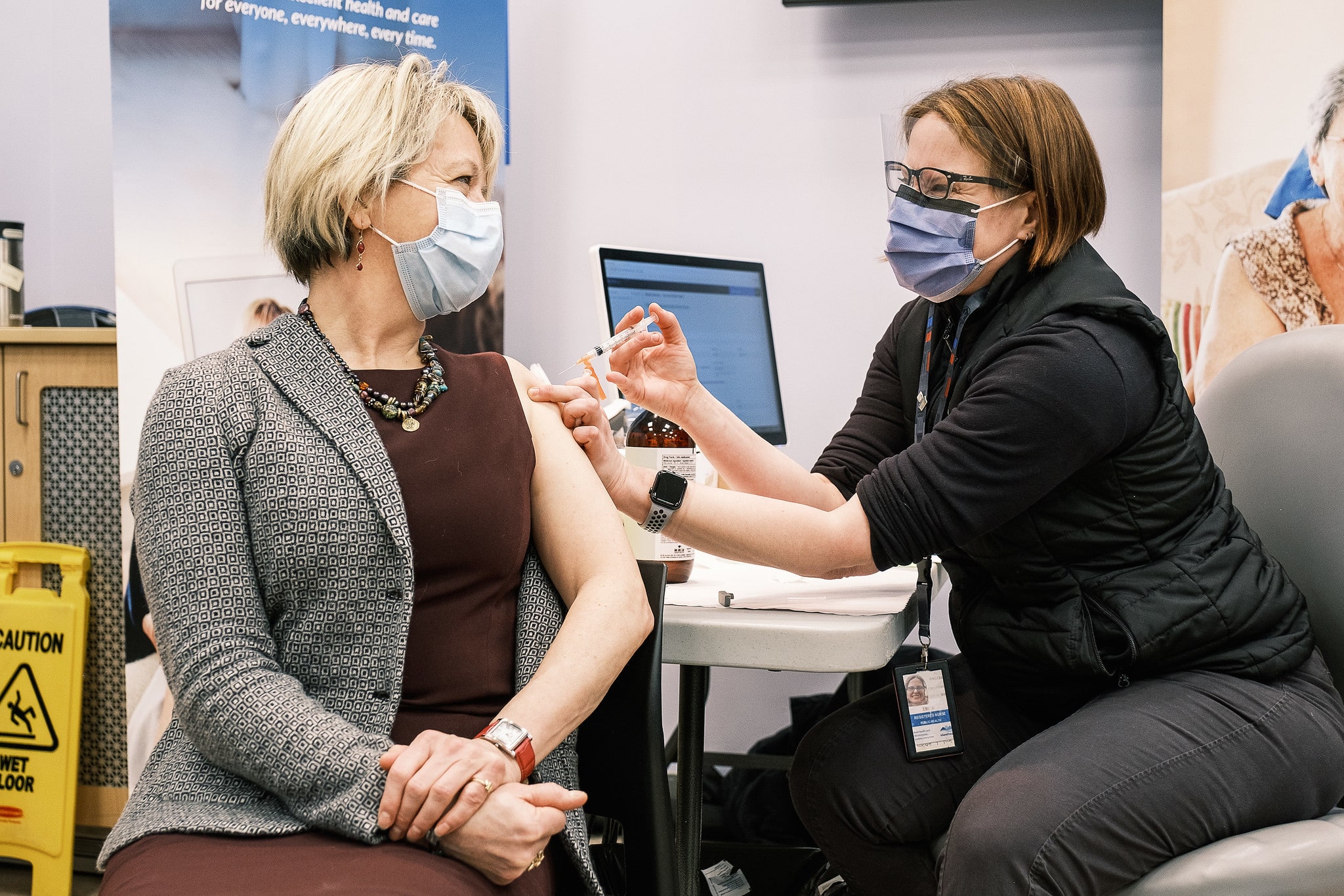 VACCINATON BEGINS: A Shot For BC's Top Doc!