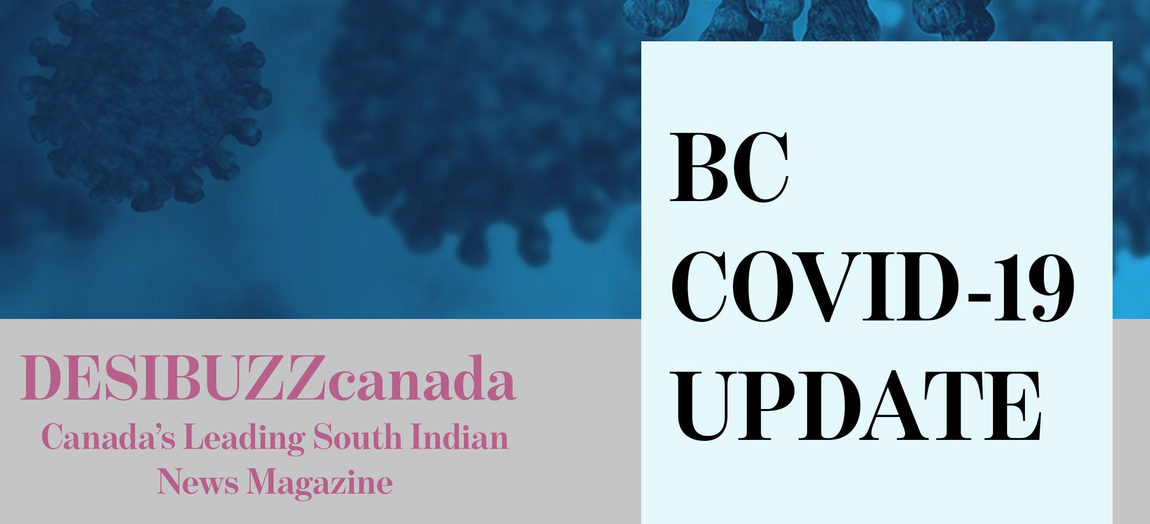 BC COVID-19 DAILY UPDATE: Weekend Sees Eight Deaths And 1478 Cases