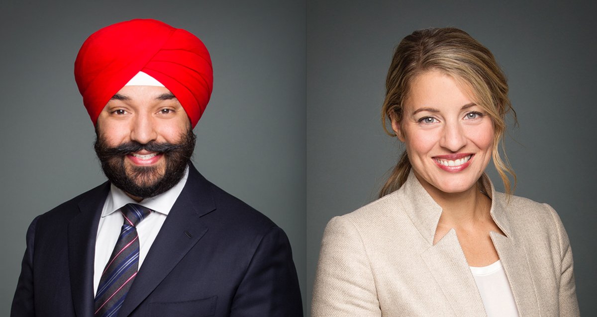 Navdeep Bains And Mélanie Joly To Serve As Liberal National Campaign Committee Co-Chairs For Election 2021