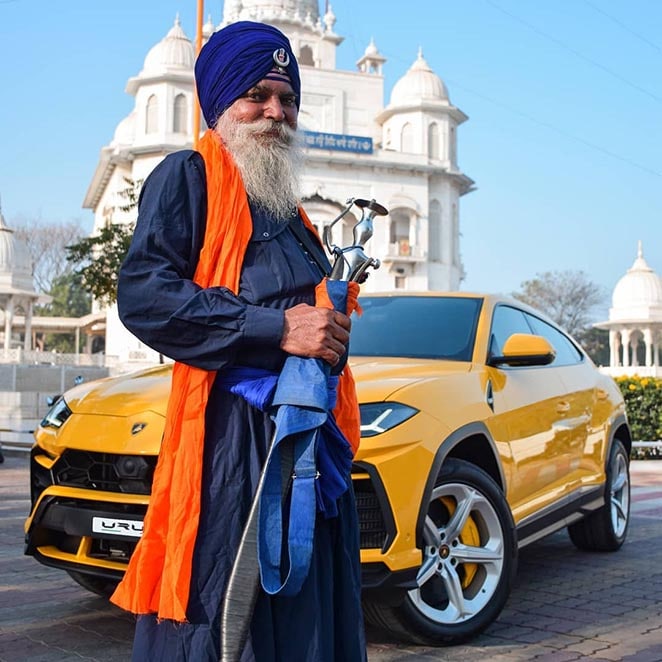 Lamborghini Uses Sikh Warrior Nihang Singh To Compare The Car’s Safety In Historical Instagram Post