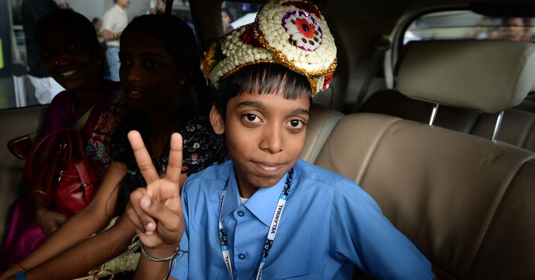 India’s Praggnanandhaa Beats World Chess Champion Magnus Carlsen