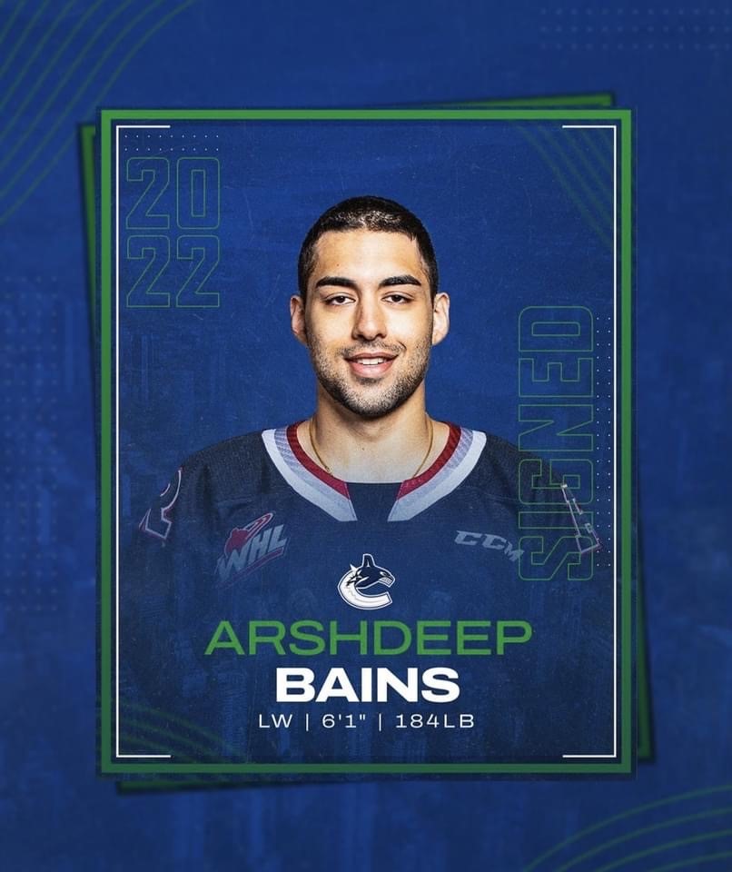 High Scoring Young Indo-Canadian Hockey Phenom From Surrey Signed By Vancouver Canucks