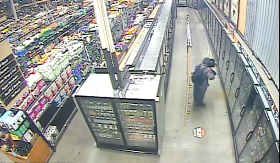 Thief Cuts A Hole In The Ceiling Of A Surrey Grocery Store To Rob The ATM