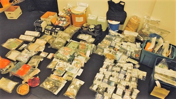 Police Seize Smorgasbord Of Drugs And Hundreds Of Thousands In Cash And Gold