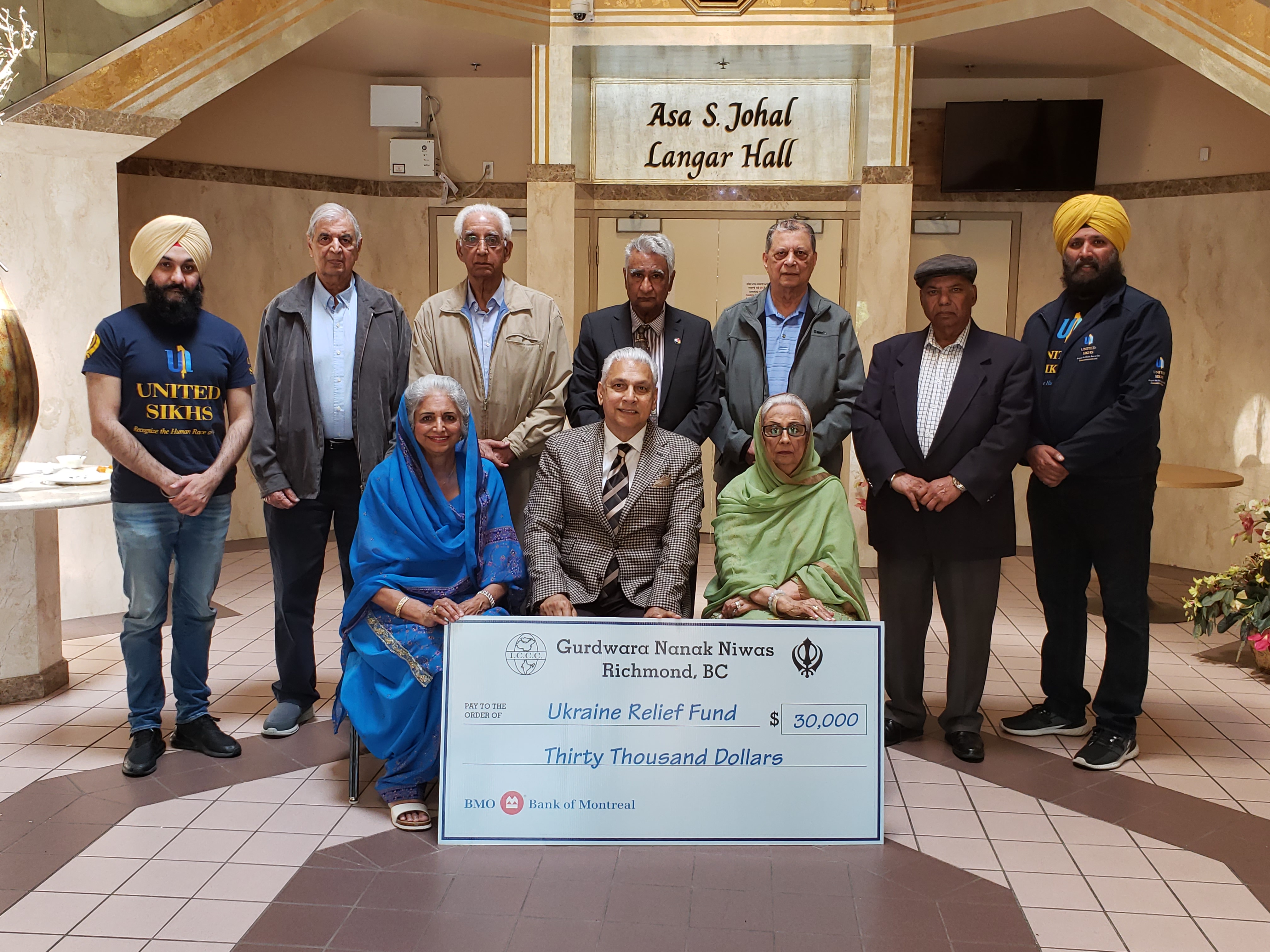 Gurdwara Nanak Niwasn Raises $30,000 For Ukraine Support Effort