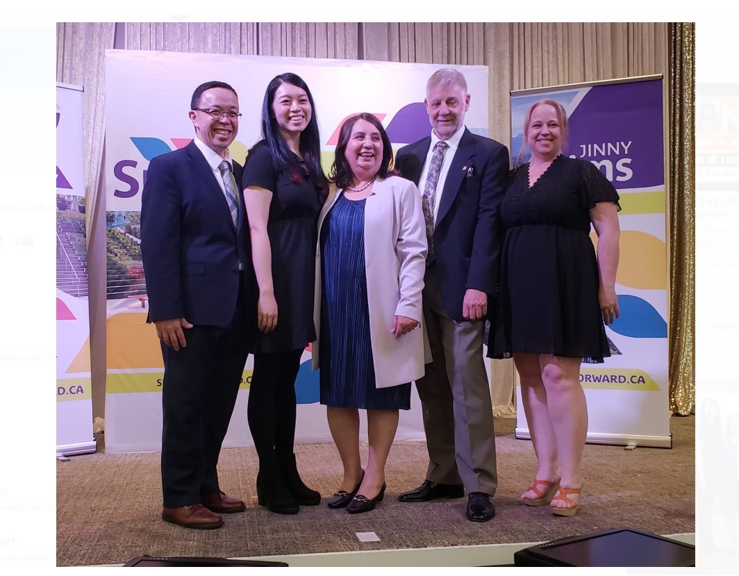 POLITICAL MELA: Jinny Sims Jumps Into Surrey Mayoral Race While Sukh Dhaliwal Set To Announce His Bid