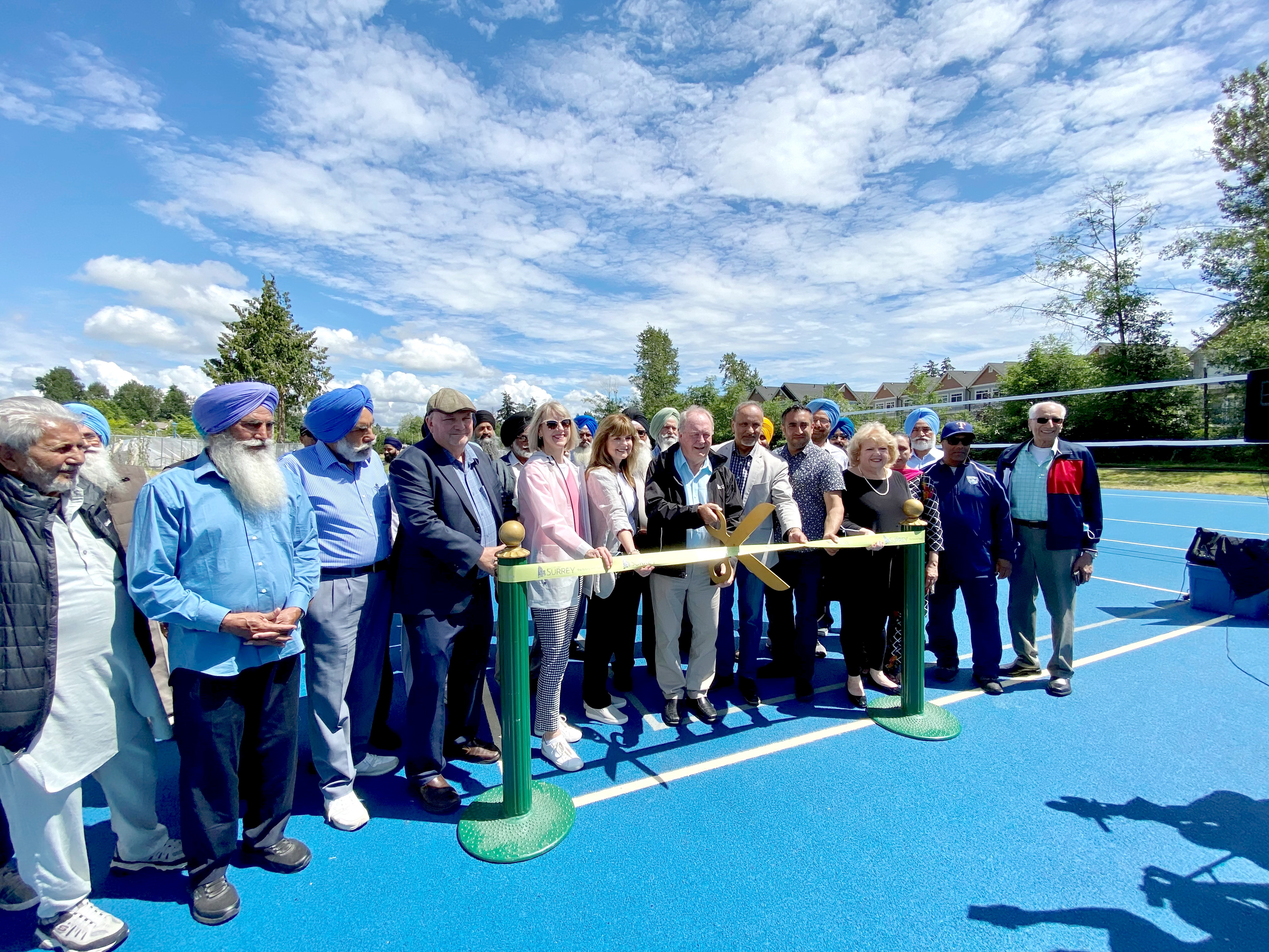 Surrey Celebrates New Outdoor Volleyball Courts And Upgraded Walking Loop At Kabaddi Park
